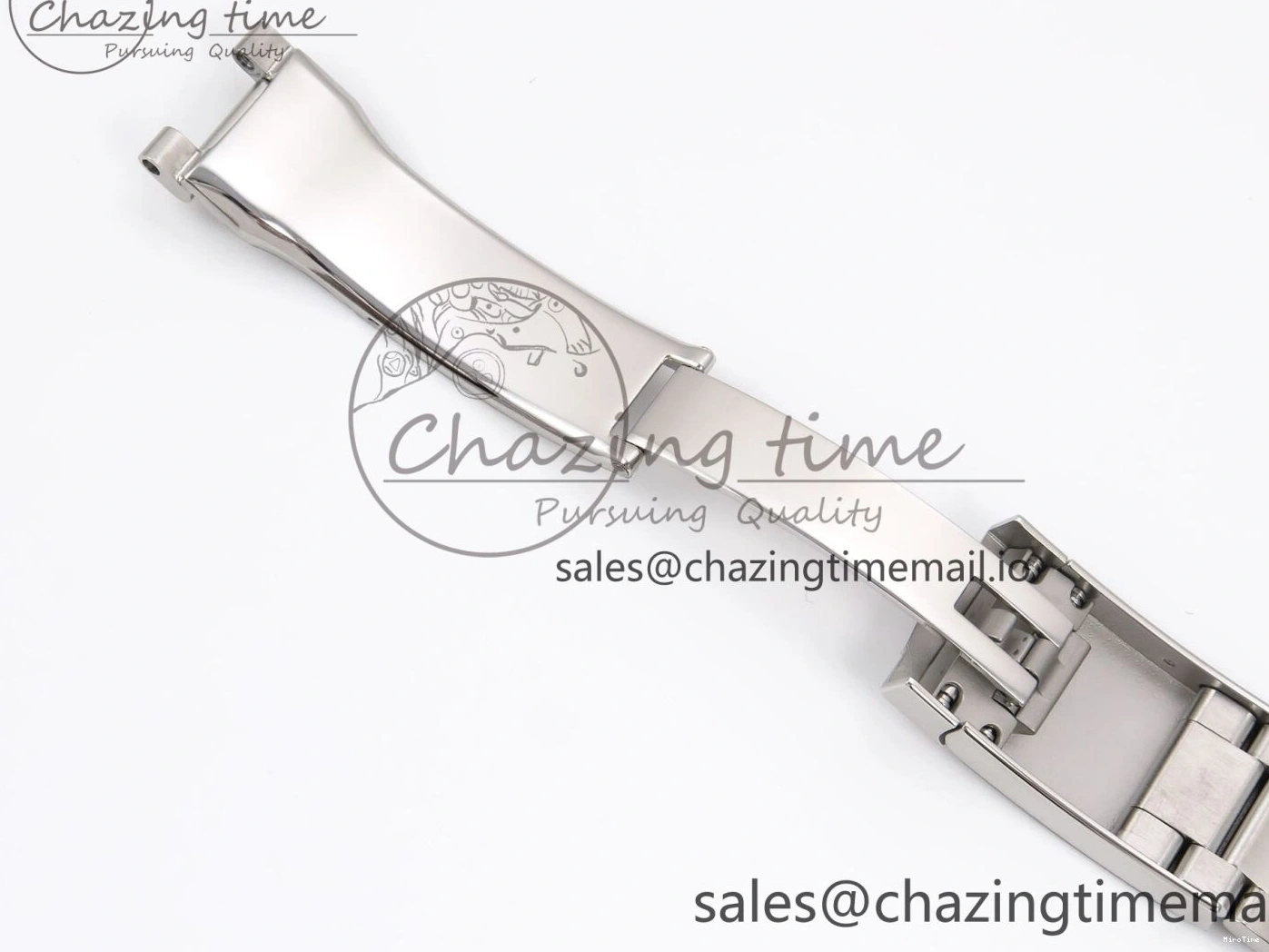 MiroTime 0131 GoodFit DateJust 41 126334 EWEF Best Edition Gray Dial Green Roman on Oyster Bracelet A 1054